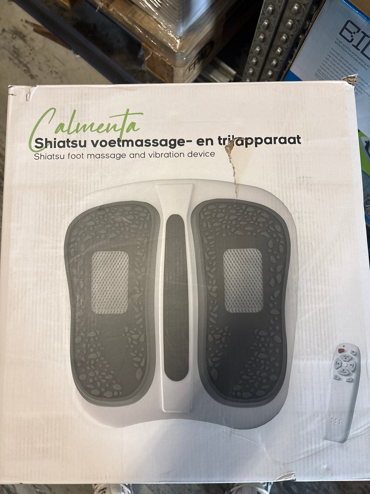 Calmenta Shiatsu Voetmassage- en Trillingsapparaat, Ophalen of Verzenden, Nieuw, Apparaat