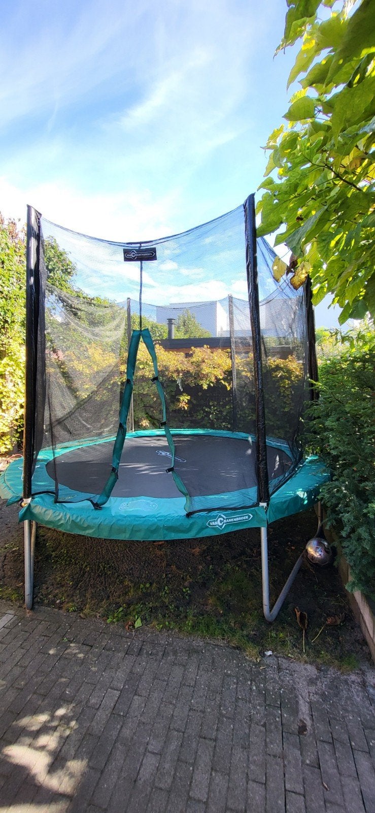 Trampoline met veiligheidsnet, Ophalen, Zo goed als nieuw