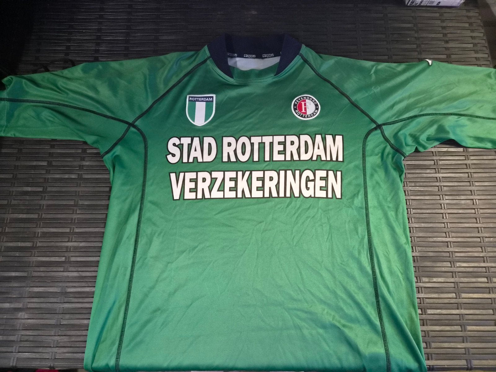 Feyenoord uitshirt seizoen 2002-2003 Kappa shirt - Maat XL, Kappa, Maat 56/58 (XL), Ophalen of Verzenden, Gedragen