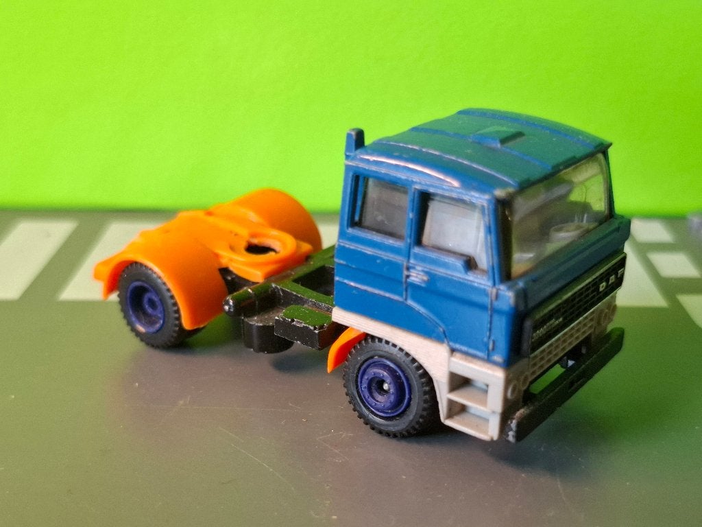 EFSI - DAF 3300 Turbo [blauw] 1/87, Hobby en Vrije tijd, Modelauto's | 1:87, Ophalen of Verzenden, Gebruikt, Bus of Vrachtwagen