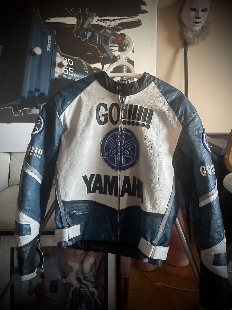 Yamaha Leren Go!!! Motorjack XXS, Motoren, Ophalen of Verzenden, Tweedehands, Motorcrosskleding, Overige merken