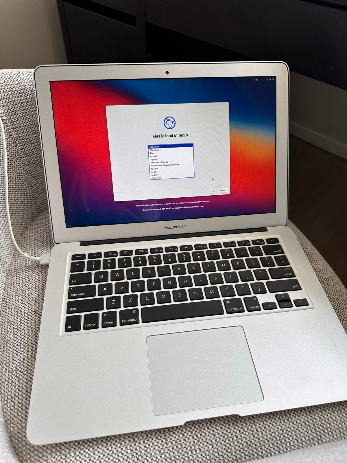MacBook Air 13 inch i7 8GB RAM 121GB SSD, Ophalen, Gebruikt, Qwerty, 8 GB