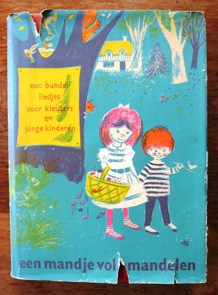 Kinderliedjesboek: Een mandje vol amandelen (1975), Gelezen, Ophalen of Verzenden, Algemeen, Mien Stam-van der Staay