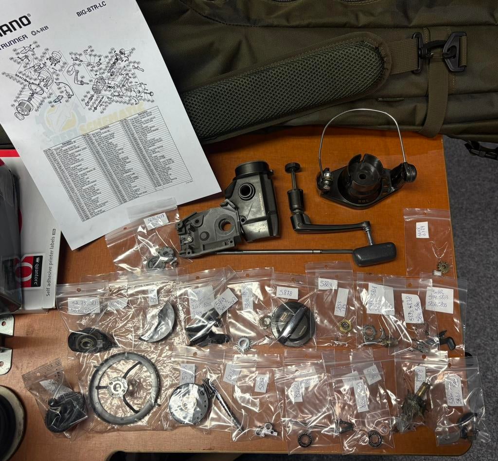 Onderdelen Shimano Big Baitrunner LC, Ophalen, Shimano, Molen, Shimano