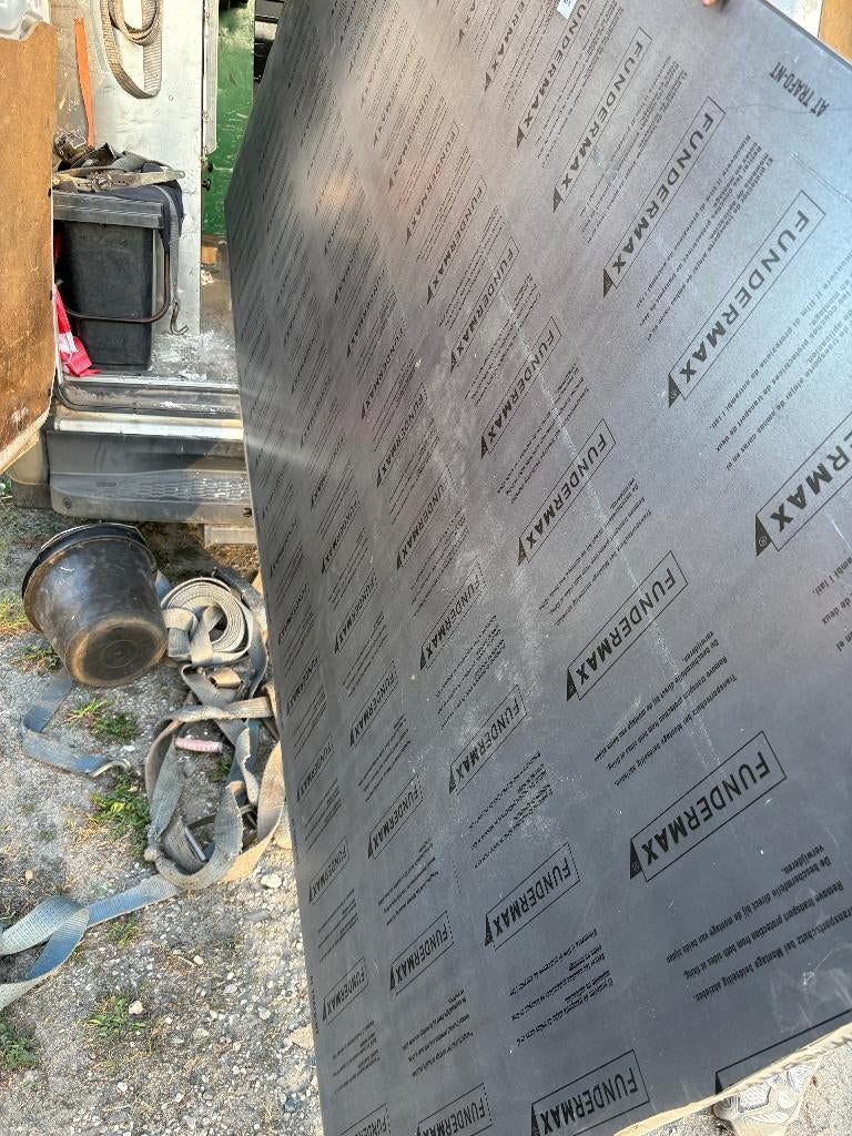 trespa(hpl) plaat grijs, Doe-het-zelf en Verbouw, Platen en Panelen, Ophalen, Nieuw, HPL, Minder dan 20 mm