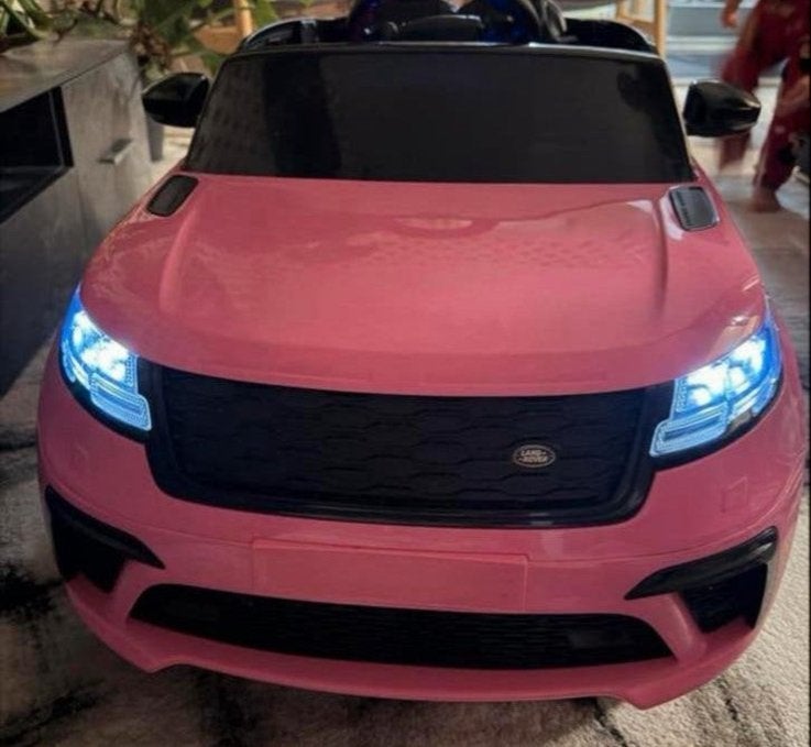 Roze elektrische kinderauto - Range Rover Velar, Ophalen, Gebruikt