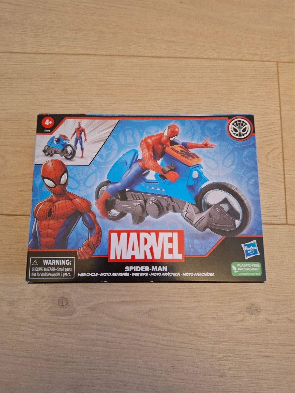 Marvel Spider-Man Web Cycle met actiefiguur, Ophalen of Verzenden