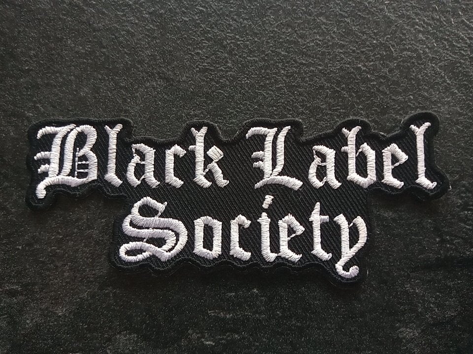 Black label society vrij  mooie shaped patch b94 - metal, Verzenden, Nieuw, Kleding