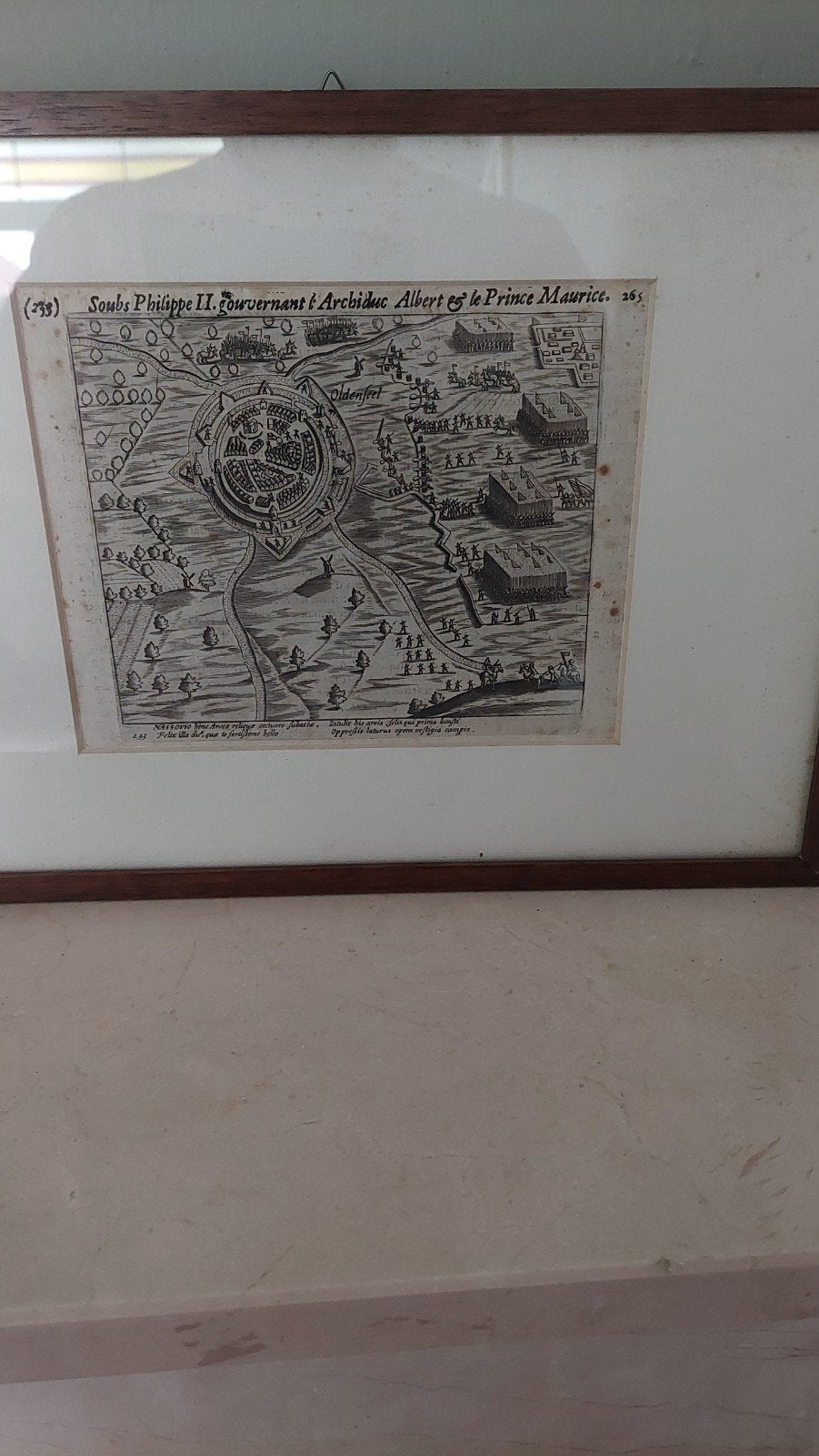 Kopergravure uit 1616 voorstellende het Beleg van Oldenzaal., Ophalen of Verzenden, 1600 - 1699