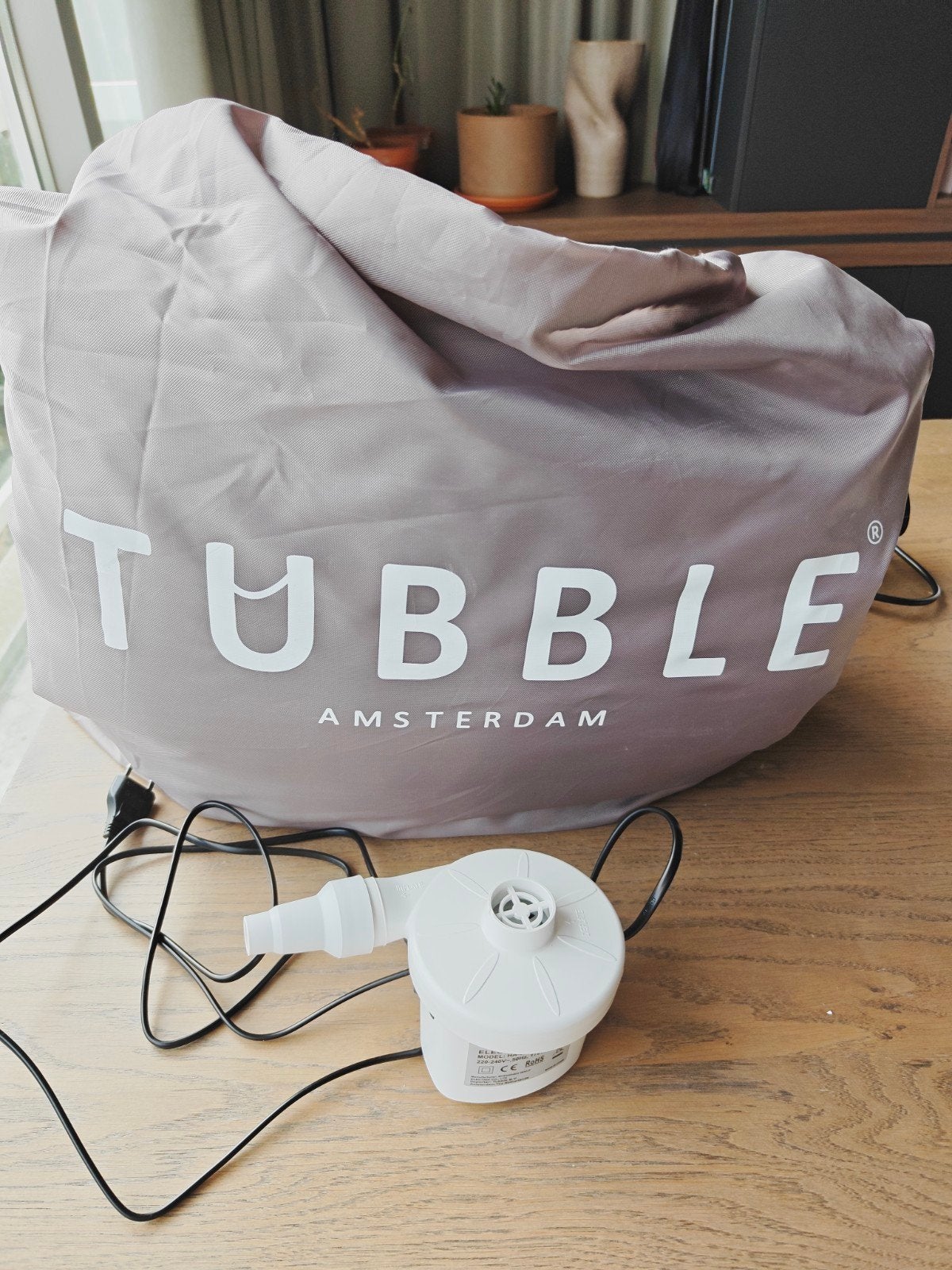 Tubble Compact Opblaasbaar Bad 200L - Zo goed als nieuw, Ophalen of Verzenden, Zo goed als nieuw, Met bad