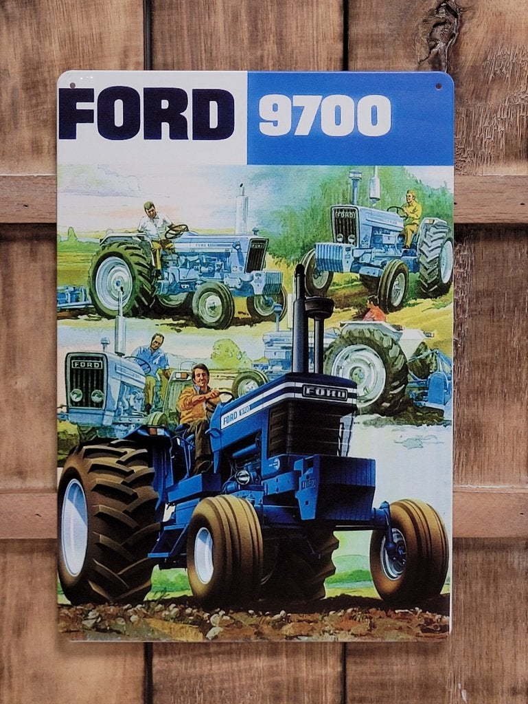 Ford 9700 Tractor reclamebord van metaal wandbord decoratie, Reclamebord, Info@deconoord.nl, Deco Noord, Nieuw