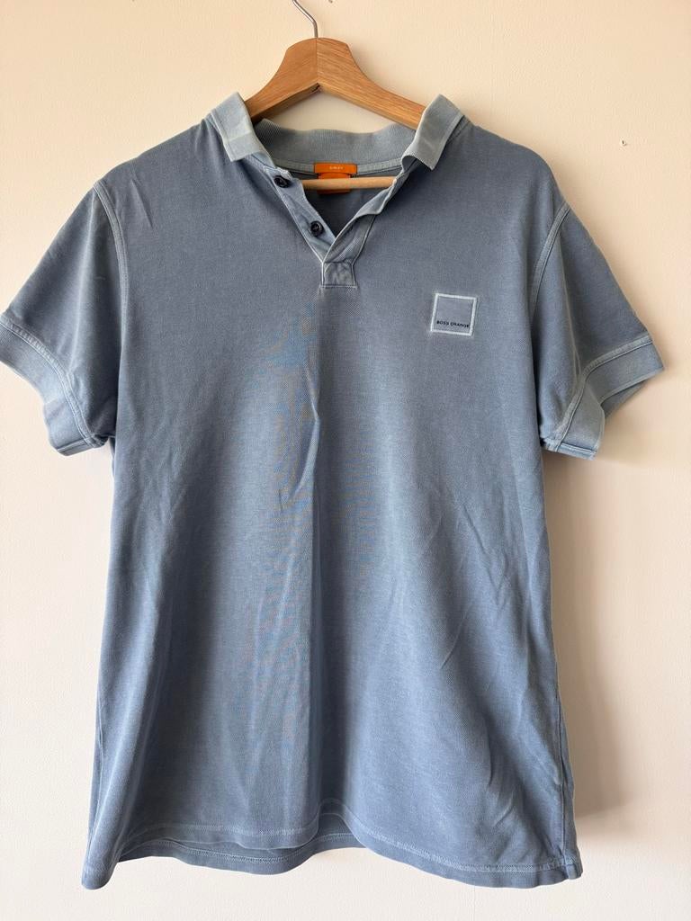 Boss Orange Slim Fit Polo, Ophalen of Verzenden, Gedragen, Overige maten, Blauw