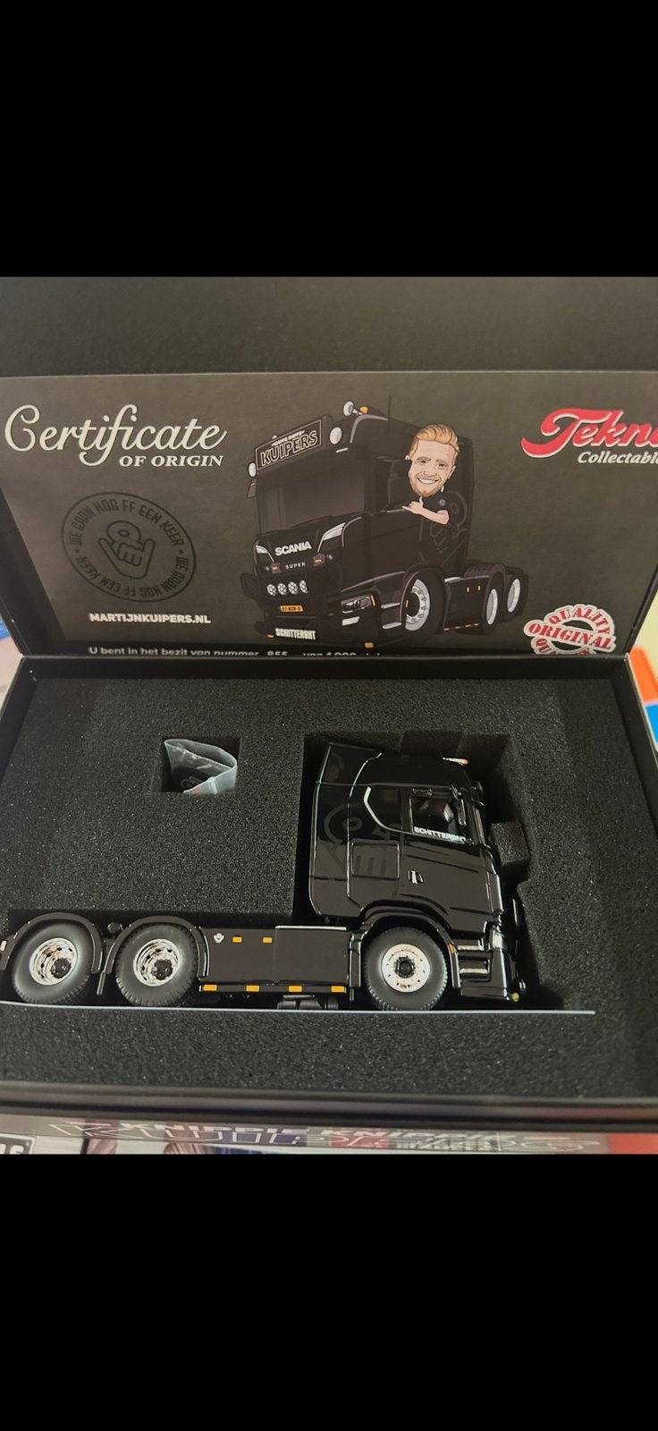 Scania Tekno KUIPERS, Hobby en Vrije tijd, Ophalen of Verzenden, Zo goed als nieuw, Bus of Vrachtwagen, Tekno