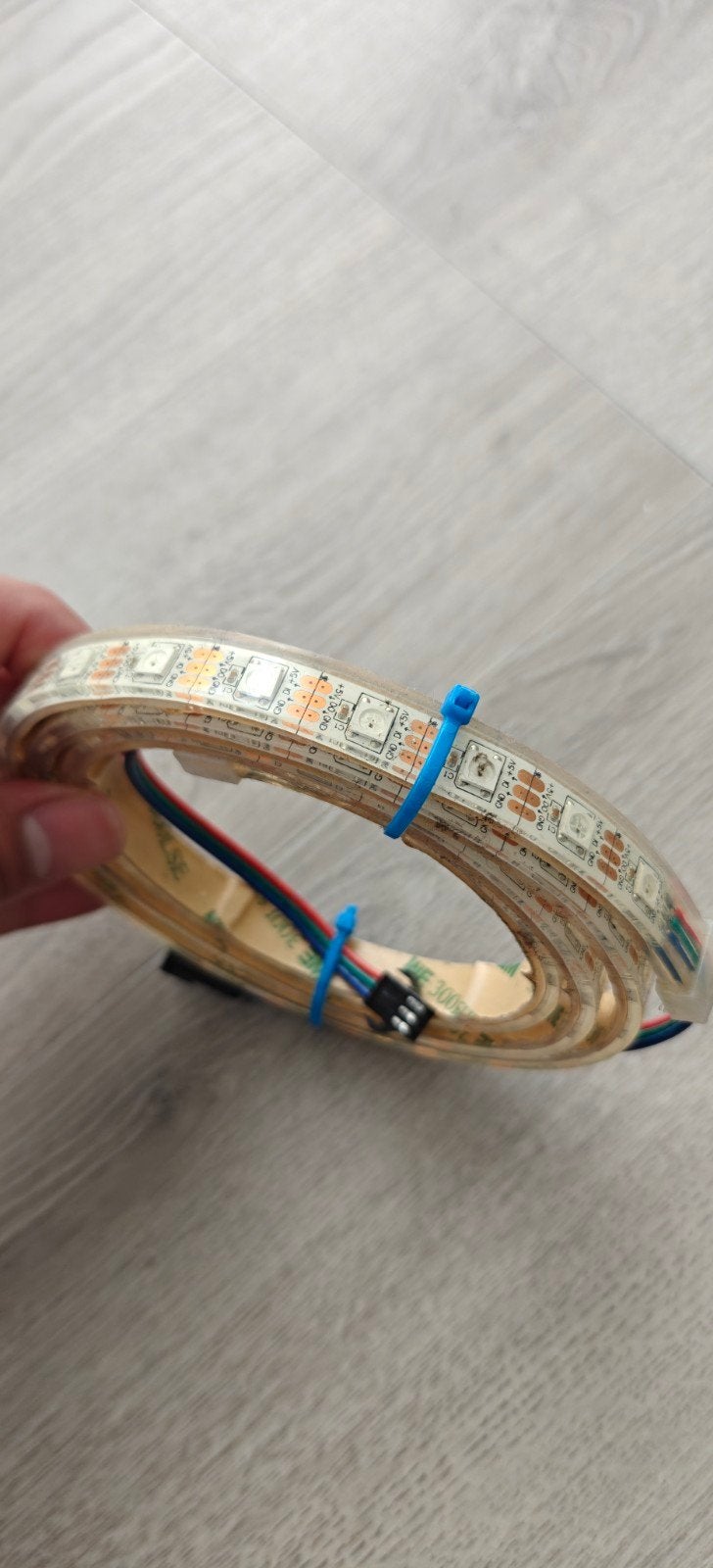 LED strip RGB 5V met connector, Ophalen of Verzenden, Nieuw, Modern