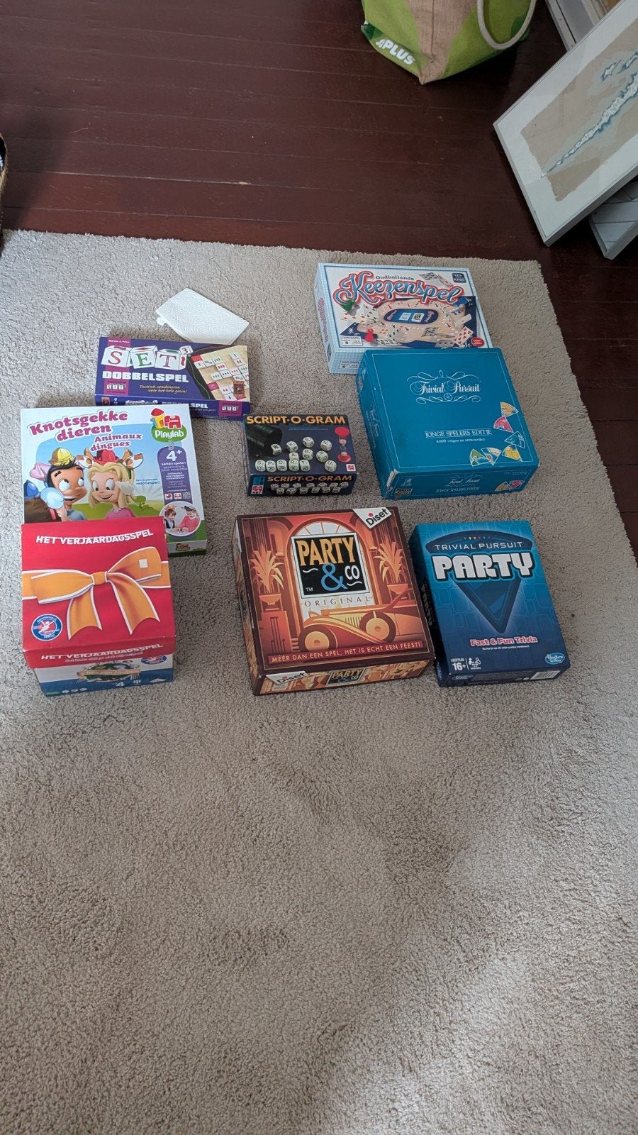 Diverse bordspellen: Trivial Pursuit, Party & Co, etc., Drie of vier spelers, Ophalen of Verzenden, Gebruikt