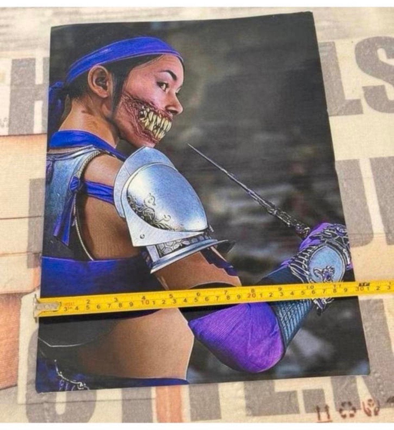 Moral Kombat Mileena spel Art game Poster print 43 x 30 cm, Verzamelen, Posters, Ophalen of Verzenden, Nieuw, Rechthoekig Staand