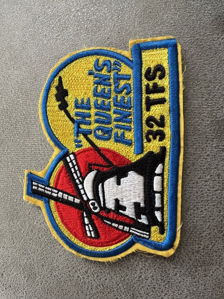 32nd TFS patch, Verzamelen, Ophalen of Verzenden, Gebruikt, Patch, Badge of Embleem