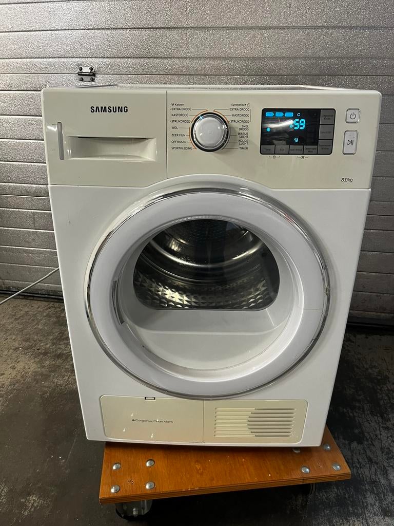 Samsung droger 8kg, Witgoed en Apparatuur, Wasdrogers, Ophalen, Anti-kreukfase, 8 tot 10 kg, 85 tot 90 cm