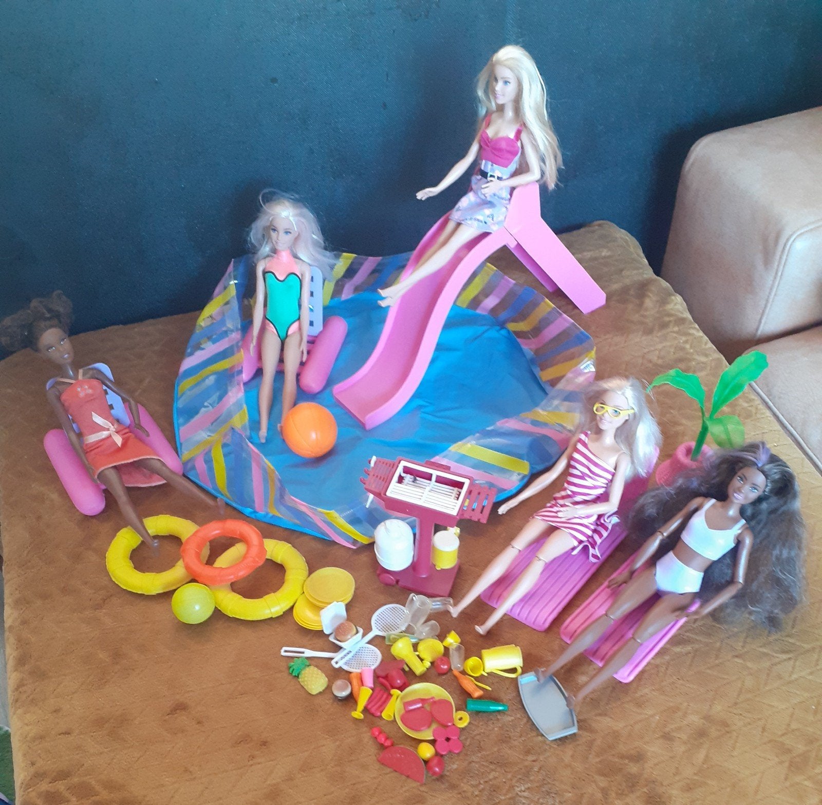 Barbie Zwembad feestje nr2, Ophalen of Verzenden, Barbie