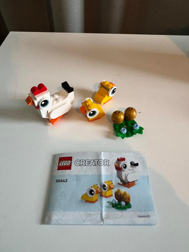 Kip met kuikens en gouden eieren, Lego, Kinderen en Baby's, Ophalen of Verzenden, Zo goed als nieuw
