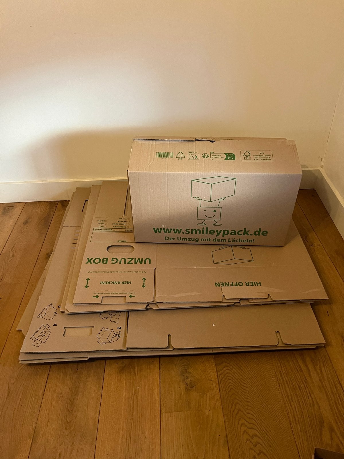8 Verhuisdozen 62x30x30 cm (gebruikt, goede staat), Ophalen, 50 tot 75 cm, Minder dan 35 cm, Minder dan 40 cm