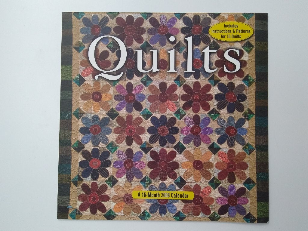 2008 Quilts calendar + hoes + patronen, Ophalen, Nieuw, Patroon