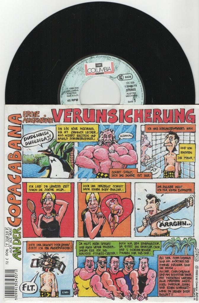 Erste Allgemeine Verunsicherung – An Der Copacabana, Cd's en Dvd's, Vinyl Singles, Ophalen of Verzenden, Zo goed als nieuw, Pop