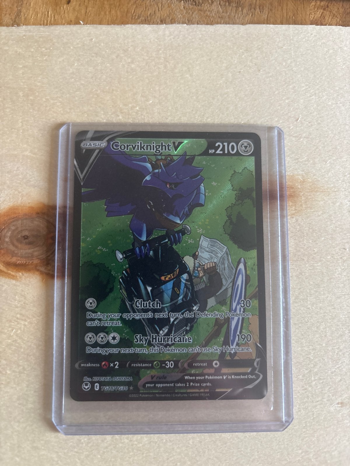 Corviknight V Pokémon Kaart - Zeldzaam en in Topstaat, Hobby en Vrije tijd, Verzamelkaartspellen | Pokémon, Ophalen of Verzenden
