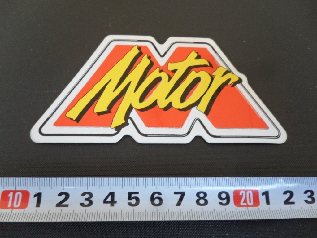 sticker  MOTOR, Ophalen, Zo goed als nieuw