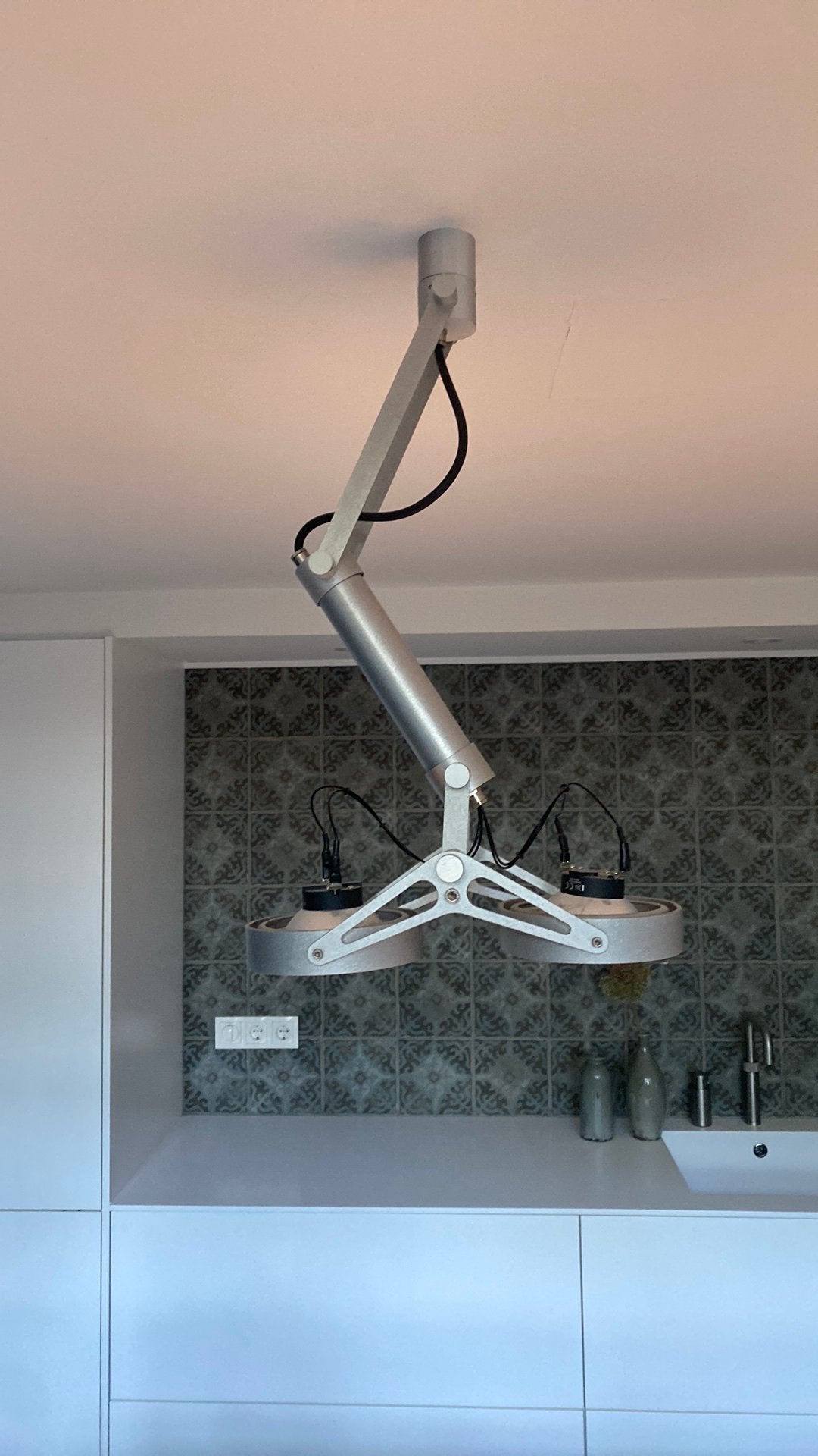 Nomad modular 2 x plafondlamp, Gebruikt, Inclusief lichtbron, Ophalen of Verzenden, LED