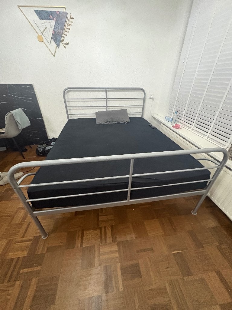 Bed, Ophalen, Tweepersoons, Zo goed als nieuw, 200 cm