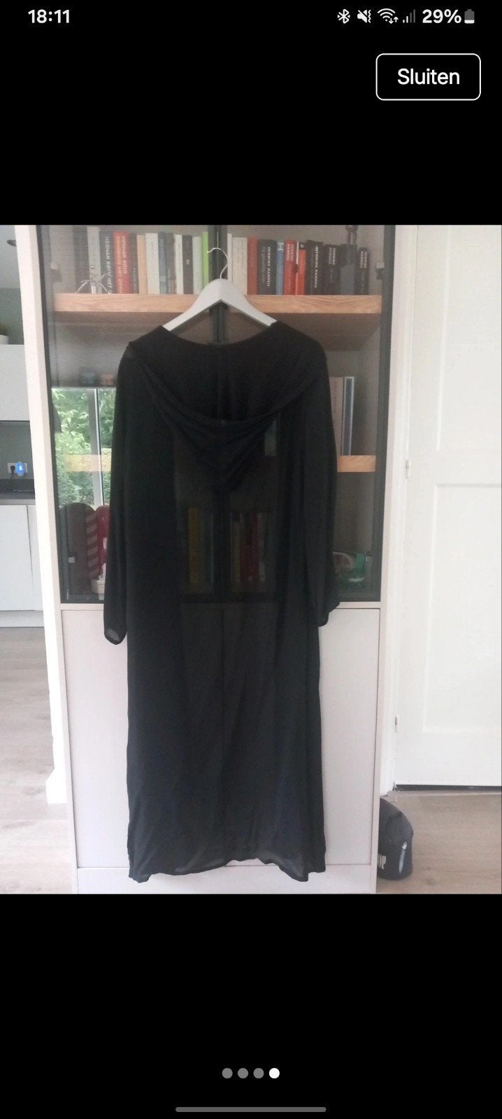 Lang vest/kimono van Geir Ivar Nordli, Kleding | Dames, Zwart, Ophalen of Verzenden, Zo goed als nieuw, Maat 36 (S)