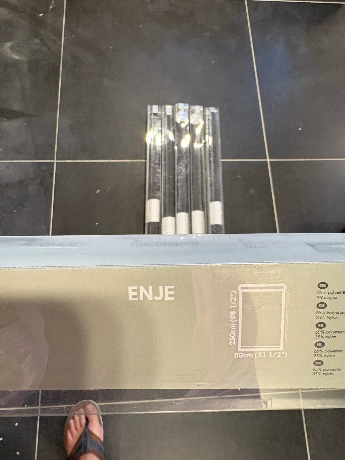 IKEA ENJE Rolgordijn Nieuw - 6 stuks (80x250cm), Nieuw, Ophalen of Verzenden, Rolgordijn, Polyester