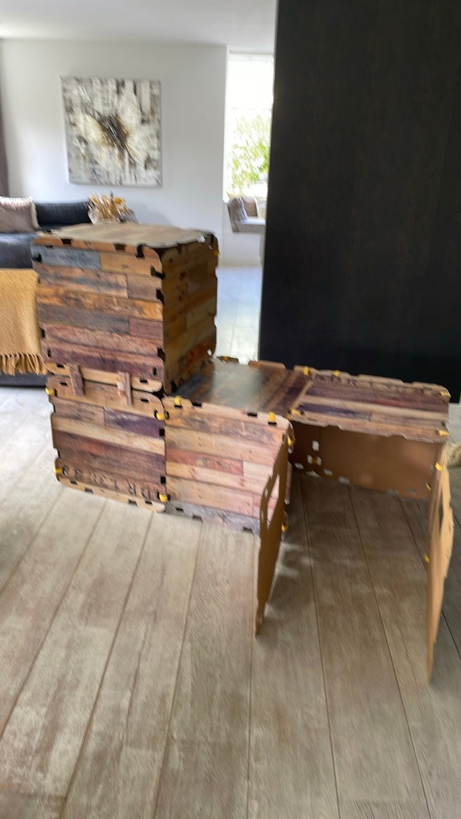 Fantasy Forts Hut Bouwset Houtlook Panelen Koppelstukken, Ophalen, Gebruikt, Overige merken