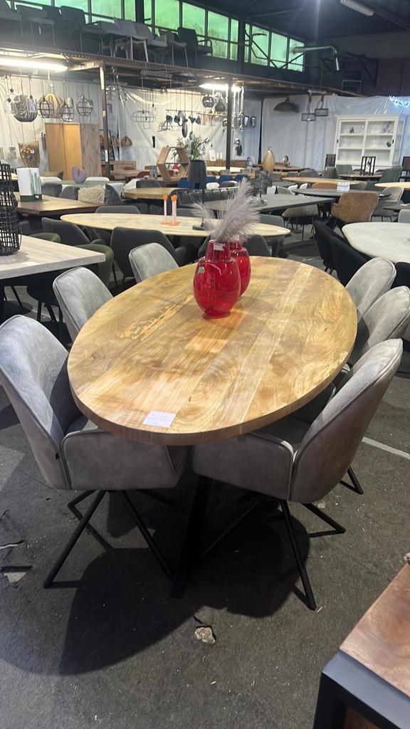 Mangohouten eettafel 240x110 - Laatste stuk!, Huis en Inrichting, Tafels | Eettafels, Ophalen, 100 tot 150 cm, Vijf personen of meer