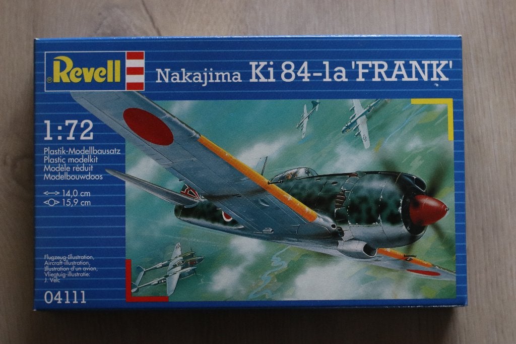 Nakajima Ki 84-1a Frank Revell 1/72, 1:72 tot 1:144, Revell, Ophalen of Verzenden, Zo goed als nieuw