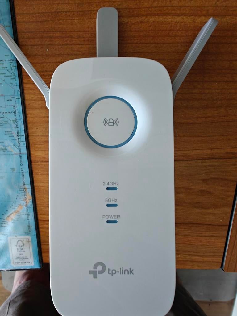 TP-Link RE450 AC1750 Wifi Range Extender, Computers en Software, Ophalen of Verzenden, Zo goed als nieuw, TP-Link