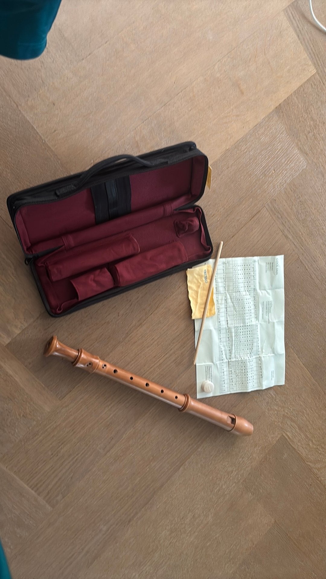 Aura altblokfluit, barokke boring, Muziek en Instrumenten, Blaasinstrumenten | Blokfluiten, Ophalen of Verzenden, Zo goed als nieuw