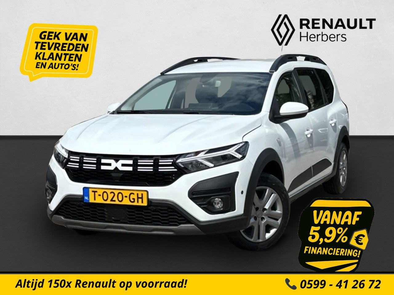 Dacia Jogger 1.0 TCe 100 ECO-G Expression 7p. 7 PERSOONS / L