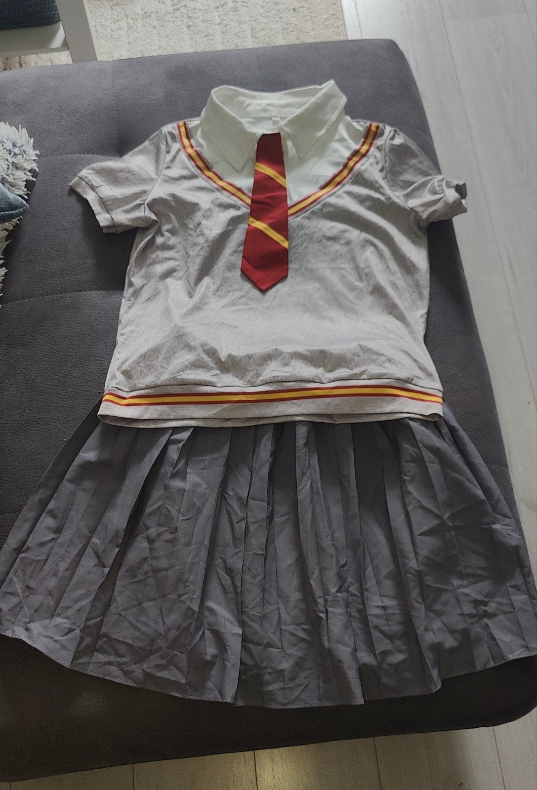 Nieuw (zgan) Harry Potter kostuum rokje met elastische band, Ophalen of Verzenden, Nieuw, 158 t/m 164, Meisje