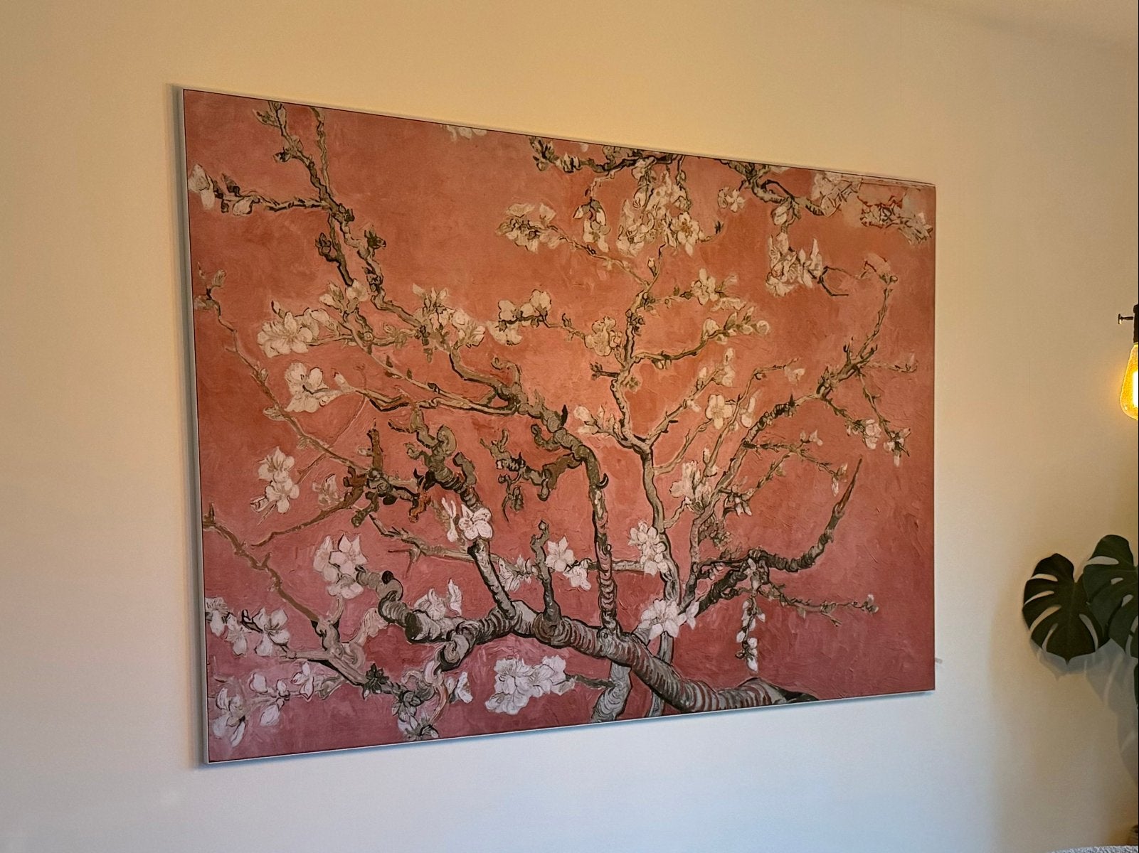 Artframe doek Amandelbloesem. LET OP: alleen doek!, Bloemen, Doek, Impressionistisch, Ophalen of Verzenden