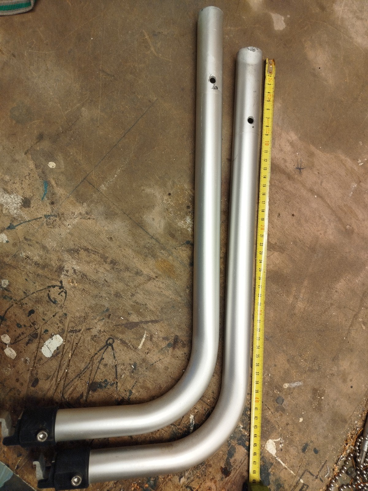 Aluminium bovenstukken  voor fietsendrager camper, Ophalen of Verzenden, Gebruikt, Overige typen