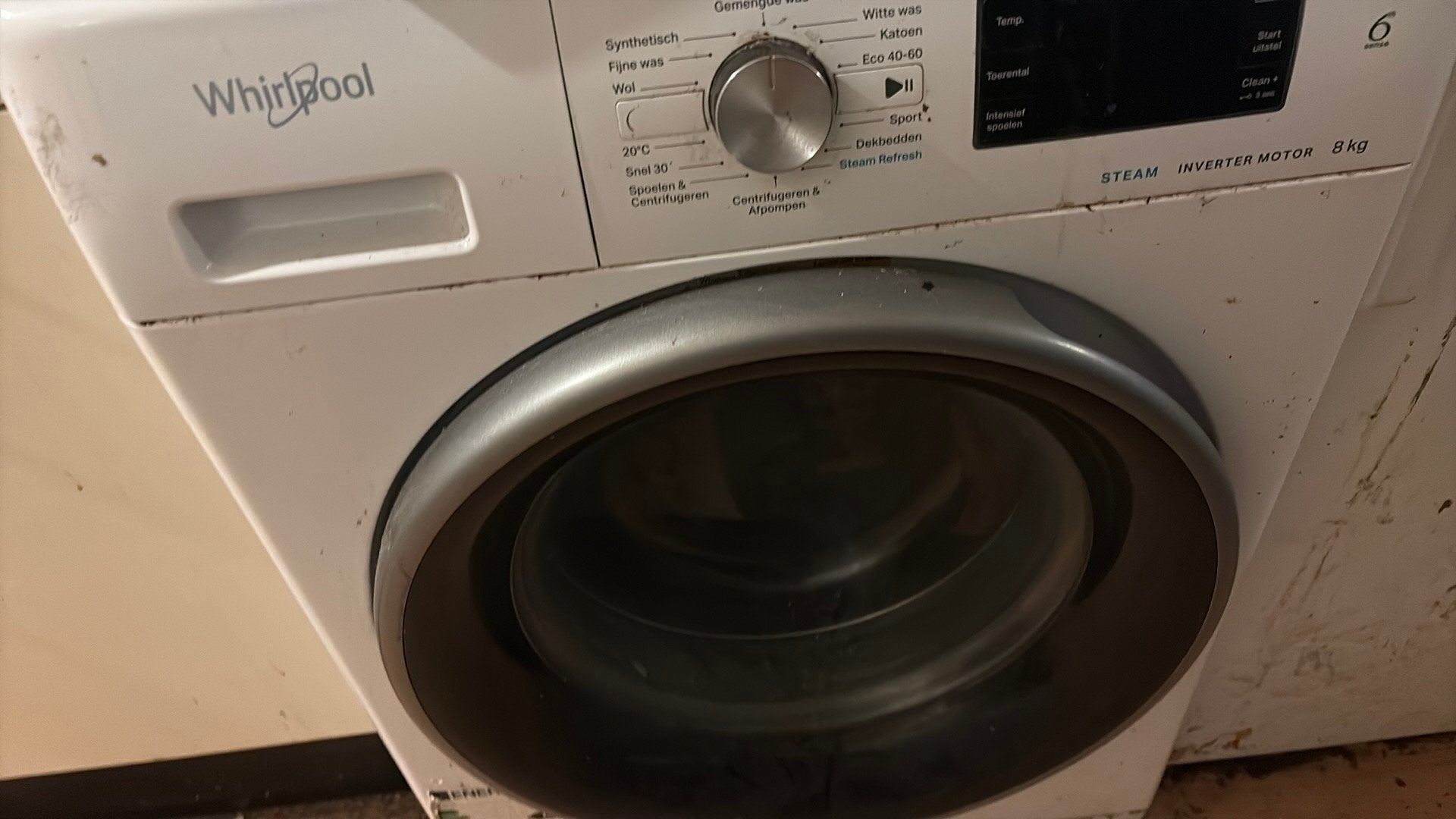 Wasmachine af te halen