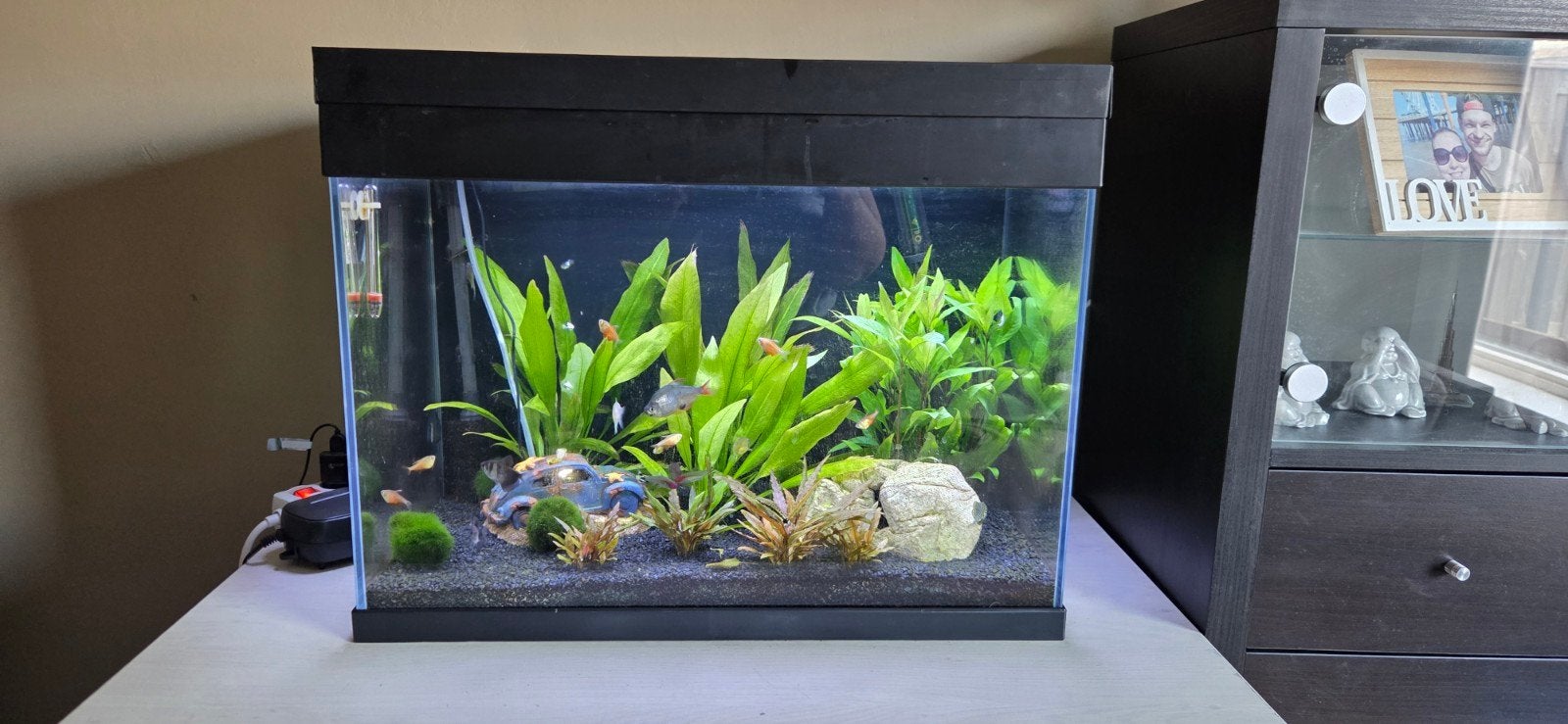 SuperFish Aquarium inclusief LED-lamp - Zo goed als nieuw (F, Ophalen, Zo goed als nieuw, Leeg aquarium, Inclusief deksel