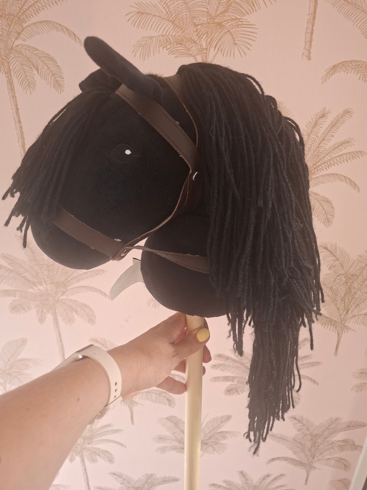 Hobbyhorse / Stokpaardje - Zwart, Zo goed als nieuw, Ophalen of Verzenden, Zo goed als nieuw, Meisje