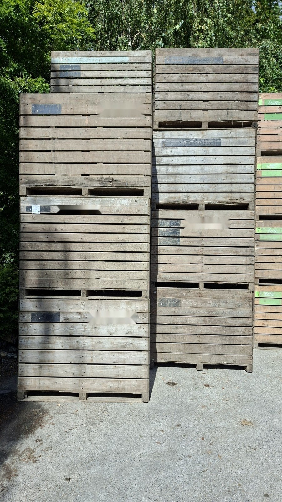 kuubskisten - ideaal voor haardhout, Minder dan 3 m³, Ophalen