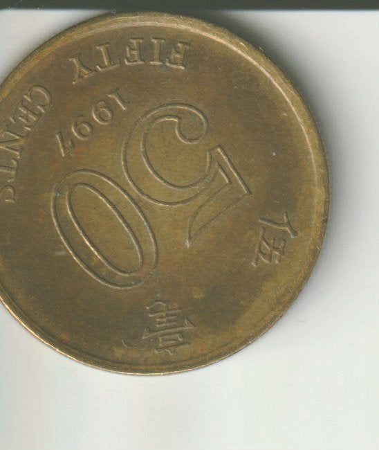 50 cent 1997 hong kong, Verzenden, Oost-Azië