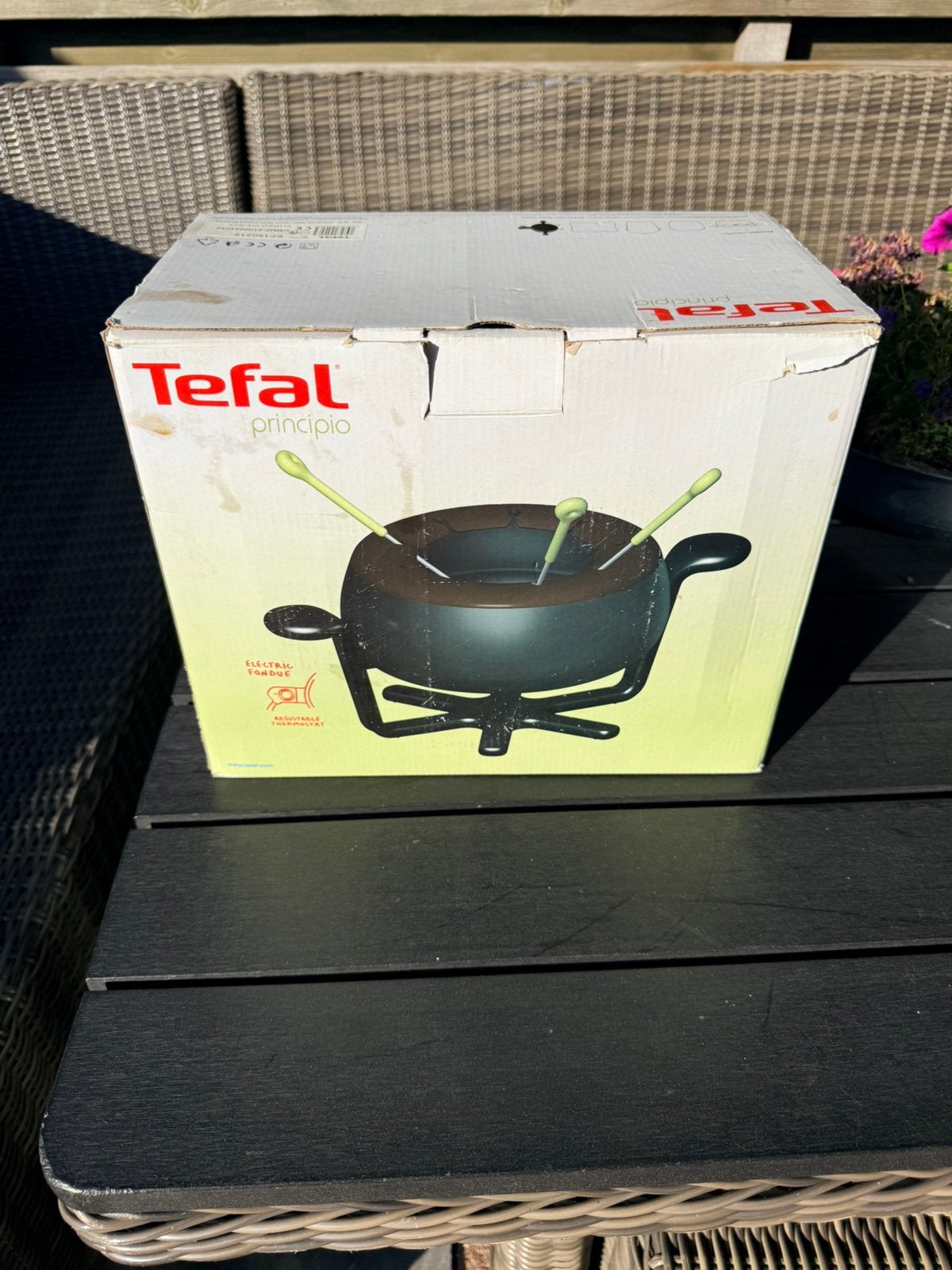 Tefal Principio Elektrische Fonduepan. nette staat, Witgoed en Apparatuur, Fonduesets, Ophalen, Zo goed als nieuw, Elektrisch