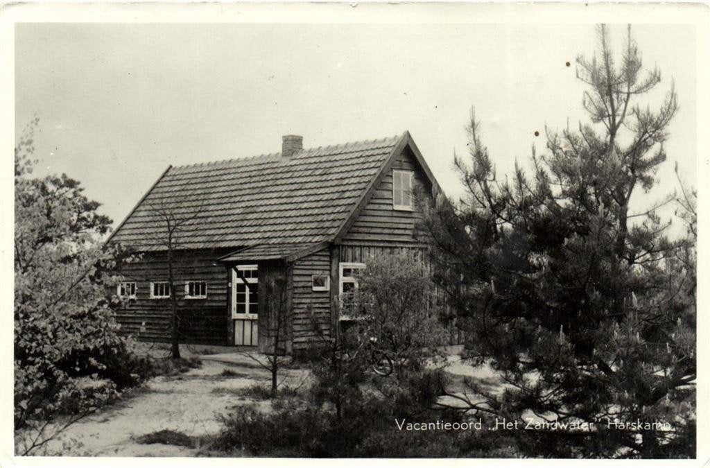 Vacantieoord Het Zandwater, Harskamp - gelopen, Ophalen of Verzenden, 1960 tot 1980, Gelopen, Gelderland