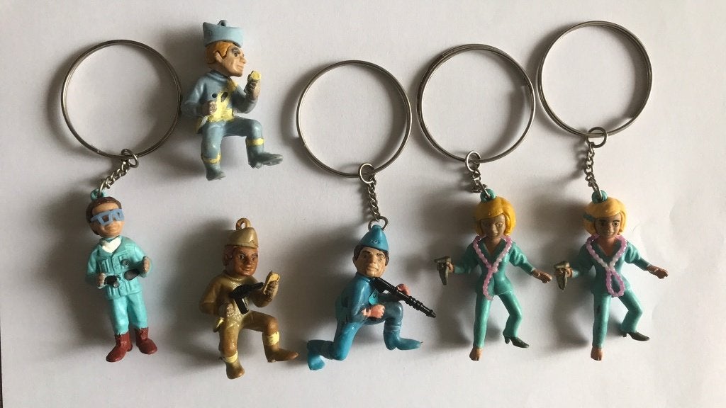 Thunderbirds sleutelhanger sleutelhangers, Ophalen of Verzenden, Gebruikt